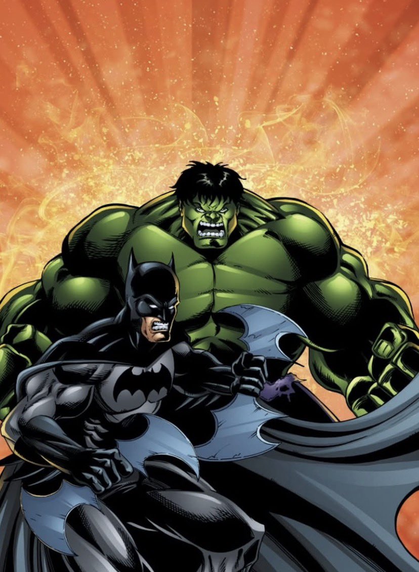 EmersonFable's tweet photo. Batman &amp; Hulk https://t.co/1TKdhlFaJL