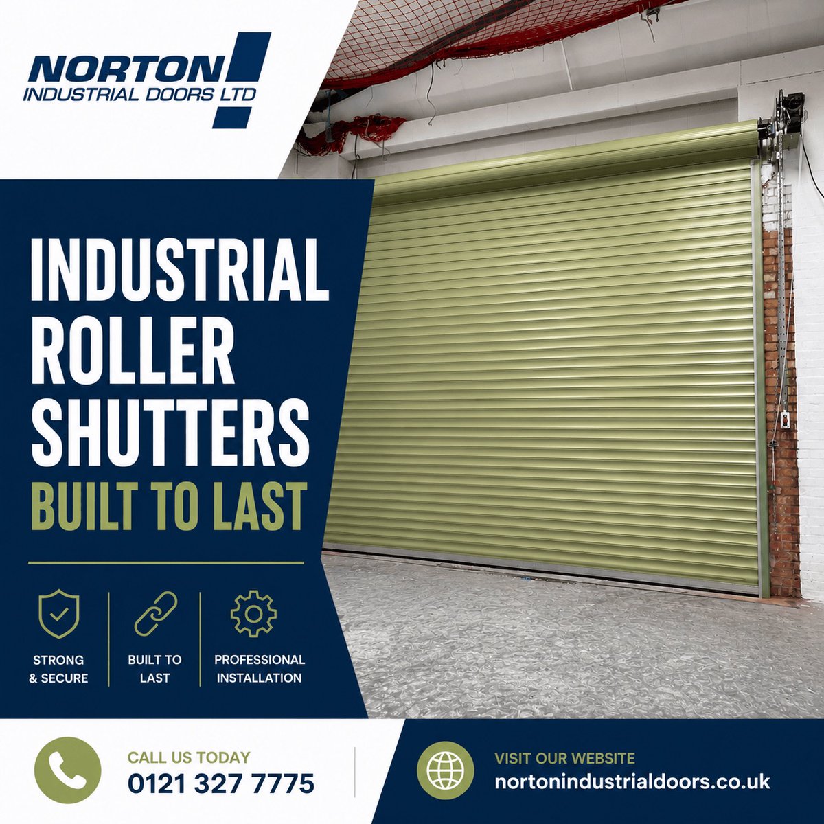 NortonDoors's tweet photo. 🔒 Strong &amp; Secure Roller Shutters

We supply &amp; install industrial roller shutters built for security across commercial &amp; industrial premises

 Get a free quote today

📞 0121 327 7775
🌐 https://t.co/YH6ftY2XM4

#RollerShutters #IndustrialDoors #Birmingham #Westmidlands https://t.co/t3G6OX8rZG