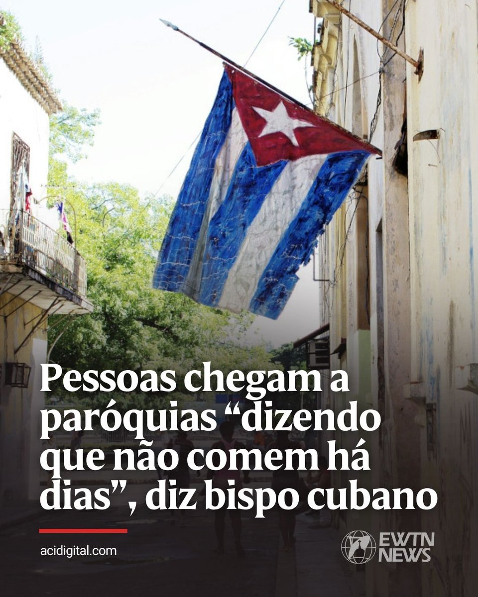 acidigital's tweet photo. O bispo de Santa Clara, Cuba, Marcelo González Amador, presidente da Conferência dos Bispos Católicos de Cuba, disse estar triste pela crise que o país atravessa e que há pessoas chegando a paróquias “dizendo que não comem há dias".

O bispo, de 70 anos, disse à fundação pontifícia Ajuda à Igreja que Sofre que “Cuba é dolorosa”, porque “tudo é uma luta pela sobrevivência".

“O presente é inseguro, o futuro completamente incerto”, disse Amador. “É o momento mais difícil e triste da história do meu povo de que tenho conhecimento”.

Como exemplo, o bispo de Santa Clara disse que “há pessoas chegando (a paróquias) dizendo que não comem há dias e não sabem a quem recorrer”.

“Os alimentos não podem ser conservados devido à falta de eletricidade e, ultimamente, têm ocorrido frequentes desmaios nas missas porque muitas pessoas não se alimentaram”, diz ele.

A crise também afeta o sistema de saúde, já que “alguns grandes hospitais não estão fazendo cirurgias devido à falta de água” e de materiais cirúrgicos.

“Conheço mais de um caso em que alguém teve que recorrer a familiares ou amigos no exterior para obter todos os recursos necessários para a cirurgia, até mesmo o fio de sutura”, disse Amador.

O bispo de Santa Clara fala também sobre o temor de um possível conflito com os EUA. “O medo da guerra é enorme; faz parte das preocupações diárias de muitas pessoas”, diz ele. “Fala-se constantemente sobre isso, o que gera angústia, especialmente entre as crianças e os idosos. Na rua, ouve-se: Não aguentamos mais tanta dor e não temos a quem recorrer”.

As conversas mostram “tristeza, desesperança e incerteza” entre as pessoas.

“Quem pode emigrar, emigra”, diz o bispo. “O país fica para trás com uma população cada vez mais idosa, composta só por idosos, sem recursos e com pensões mínimas”.

González Amador disse que a falta de eletricidade pôs fim às adorações noturnas e aumentou os roubos nas ruas e também nas casas.

Apesar disso, ele disse que a Igreja se esforça para "manter o espírito vivo, dar esperança onde não há nenhuma, ouvir e acompanhar".

🔗 Leia mais: https://t.co/xk6VqpnKHZ

📌 Siga @acidigital para mais conteúdo católico.