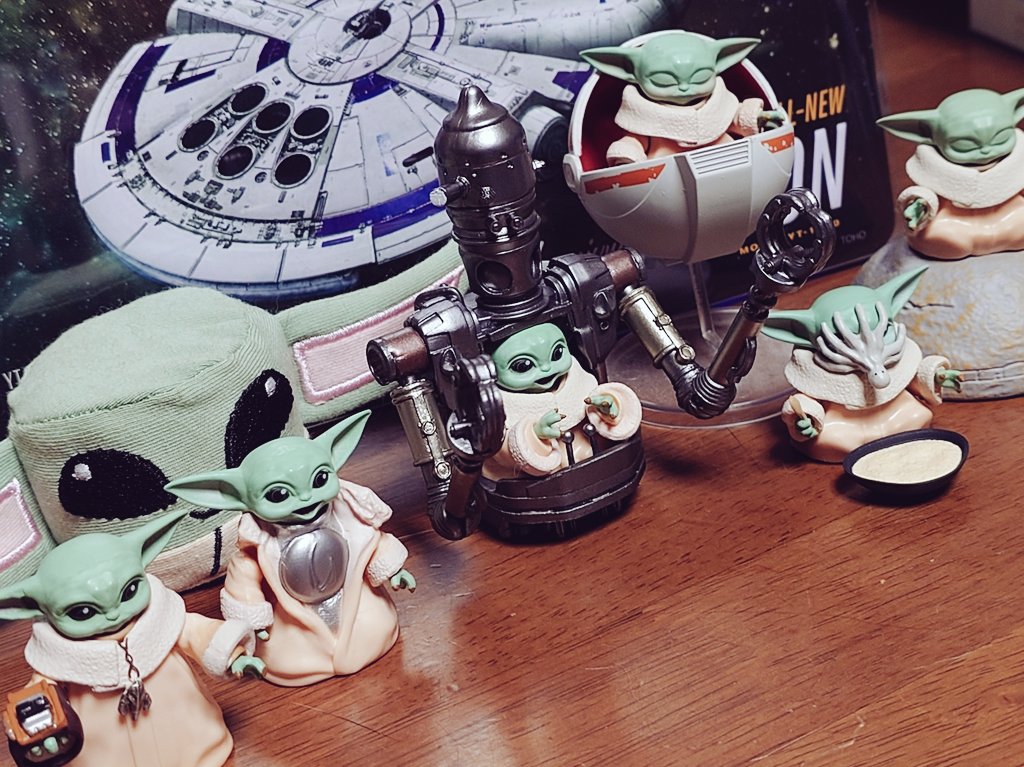 LEON5334's tweet photo. ダブり方が神がかって
全パターン並べられることが判明👍
#Mandalorian
#StarWars https://t.co/3JfyKT5Za3