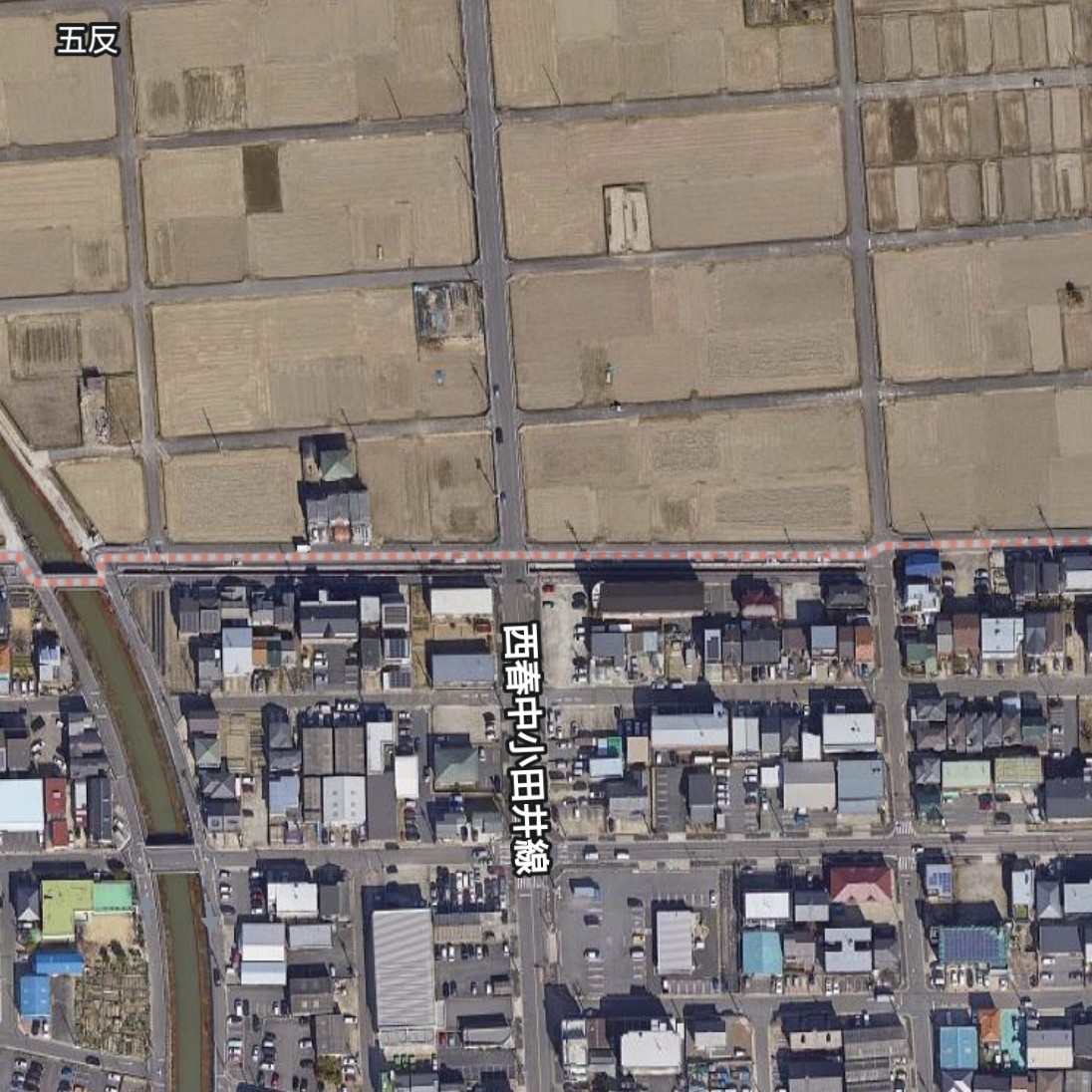 owari_758's tweet photo. 名古屋市西区から北名古屋市に入ると、道路どころか街並み自体も… https://t.co/W9yVDWLtRO