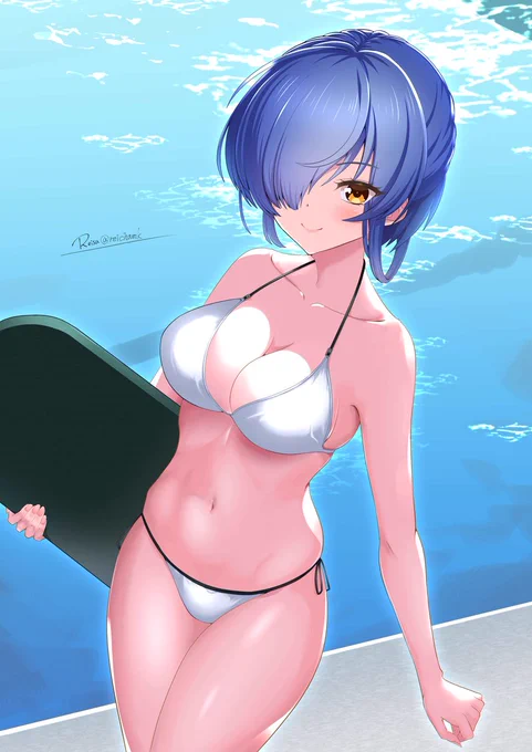 ハチナイ水着本7月8日に出すので、無料で応援できるコース登録よろしくなのだ! プロフィール→ポストにあるURLタップ! 宣伝のご協力よろしくお願いします! (こちら有償リクエスト頂いた作品です) #ハチナイ #八月のシンデレラナイン