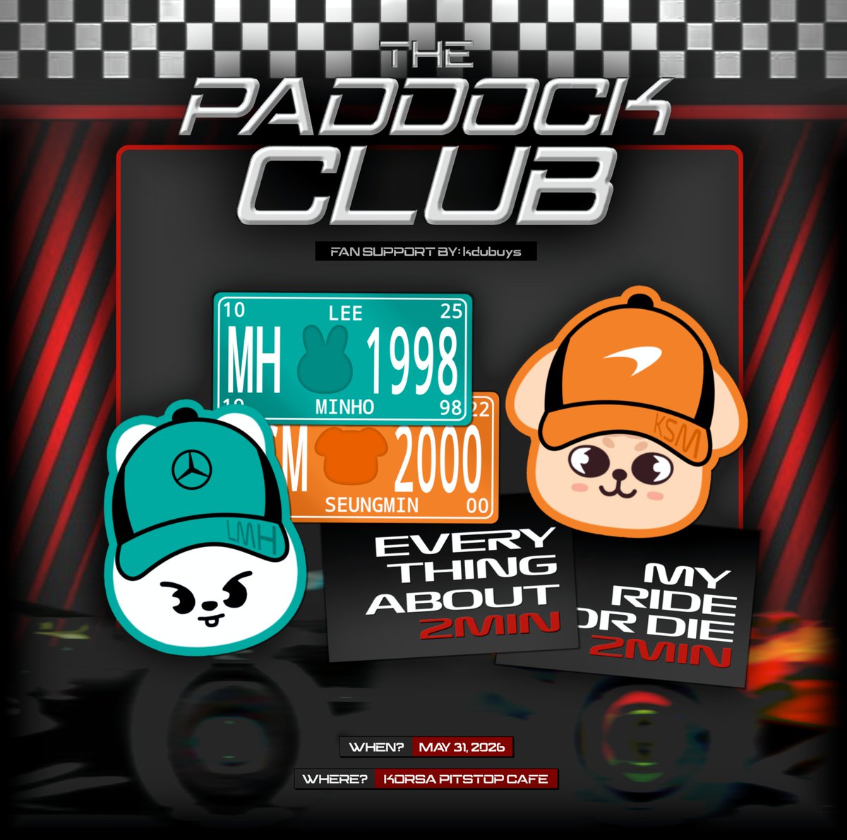 kdubuys's tweet photo. 𝗧𝗛𝗘 𝗣𝗔𝗗𝗗𝗢𝗖𝗞 𝗖𝗟𝗨𝗕: 𝗗𝘂𝗮𝗹 𝗗𝗿𝗶𝘃𝗲
🏁 . . fan support by @kdubuys .ᐟ
˙⋆✮ like n rt
˙⋆✮ 1:1 | limited qty
˙⋆✮ open for trades
#PADDOCKCLUB #DUALDRIVE #EVENTS_SKZCREATES https://t.co/MLIKdRac2x