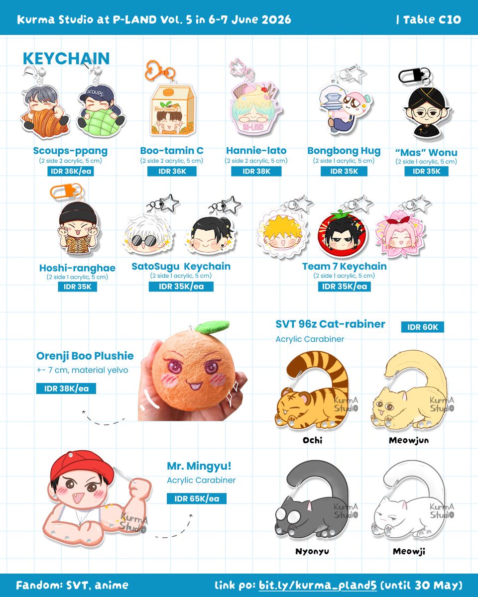 choiwareun's tweet photo. (❤️ &amp; 🔁 are vv appreciated)

🏰 Kurma Studio goes to P-LAND vol.5 ✨️

🗓 6 - 7 June 2026
📍 Nirmana Falatehan, Blok M

Grab yours first 🥰❤️✨️
🔗 Pre-order: https://t.co/exjYJoPwC9
📅 until 31 Mei

OUR CATALOGUE ⬇ https://t.co/wQOYLy3xr4