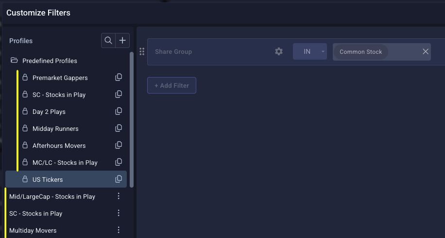EdgeToTrade's tweet photo. Pre-Filter Your News by Setup: If you're only interested in news for your specific setups, then cut through the noise with filters. FOCUS! https://t.co/QNDjxVaKBD