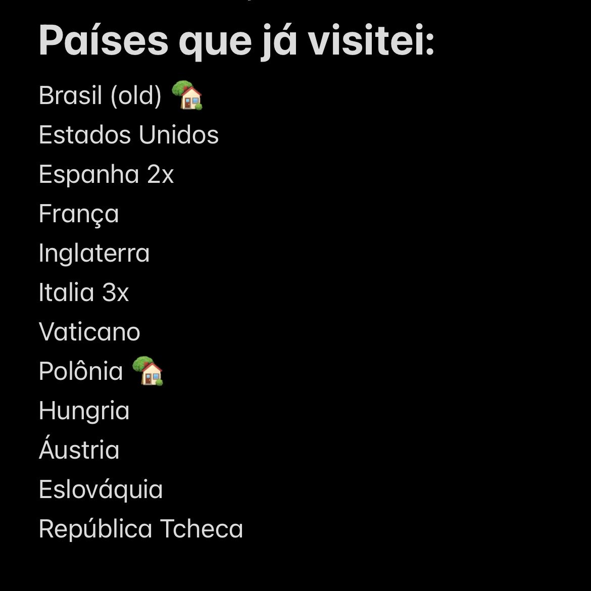 cachorromanoff's tweet photo. minha lista de países visitados é maior do que a de bocas beijadas #staywoke https://t.co/7VlOHa6emM