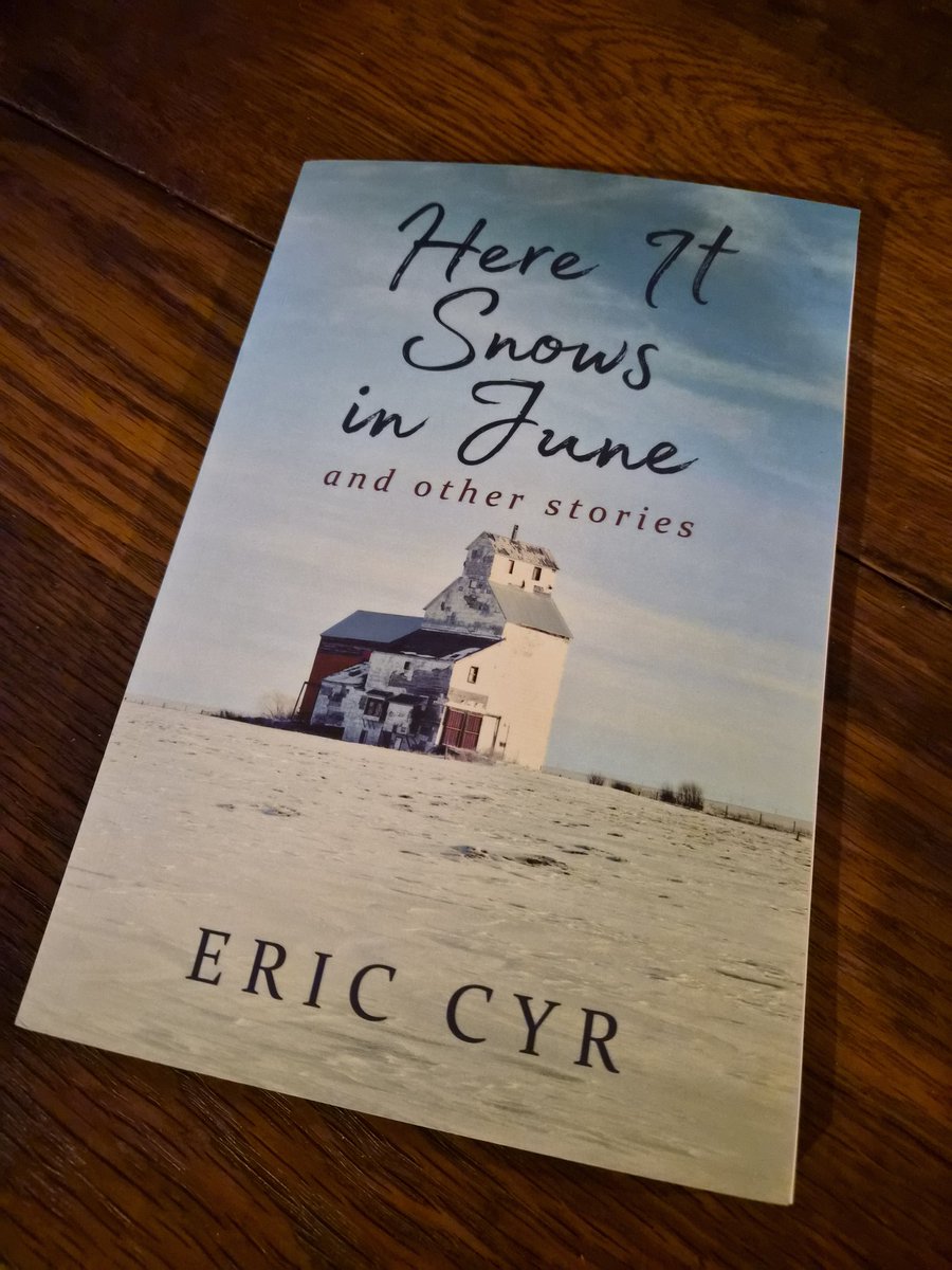 je_suis_liv's tweet photo. Well, it's not snowing, and it ain't June, but I'm mighty happy to get my copy of the new book from @EricMichaelCyr! The @WisebloodBooks team are putting out great work! https://t.co/Qjhh7LOggh