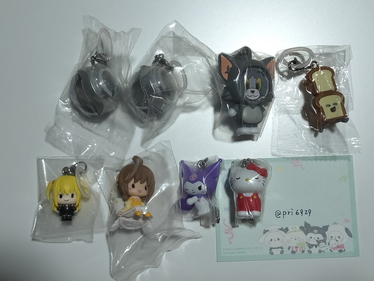 pri6929's tweet photo. サンリオ 妖怪ウォッチ リラックマ ミャクミャク しんちゃん サマーウォーズ ポケモン ヨッシー プー めじるしアクセサリー めじるし 目印 シール ボンドロ ガチャ 交換

譲 : 画像1〜3枚目

求 : 画像4枚目※ジバニャン最優先

郵送交換希望
返信にお時間頂く場合あります。 https://t.co/0QQwrvBF07
