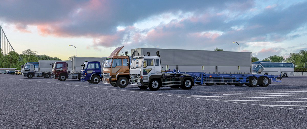 CW632GHT's tweet photo. 夕食の時間(^^) 
#ets2 #ets2jp https://t.co/pGmuKN1l9N