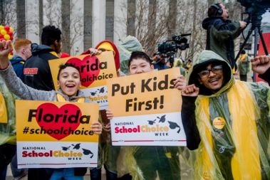michaelbhorn's tweet photo. Florida has become one of the clearest test cases for what happens when educational choice reaches real scale.

In my recent conversation with former Governor @JebBush and Ryan @Delk of @Primer schools, what stood out to me was not just how much the landscape has changed over the last quarter century, but also which questions now matter most.

A few takeaways:
1️⃣ The conversation has shifted from demand to supply - For years, the central policy push was about funding following students and giving families more options. Now, in places like Florida, a big question is whether enough new schools and models can emerge to meet that demand—especially low-cost, high-quality options.