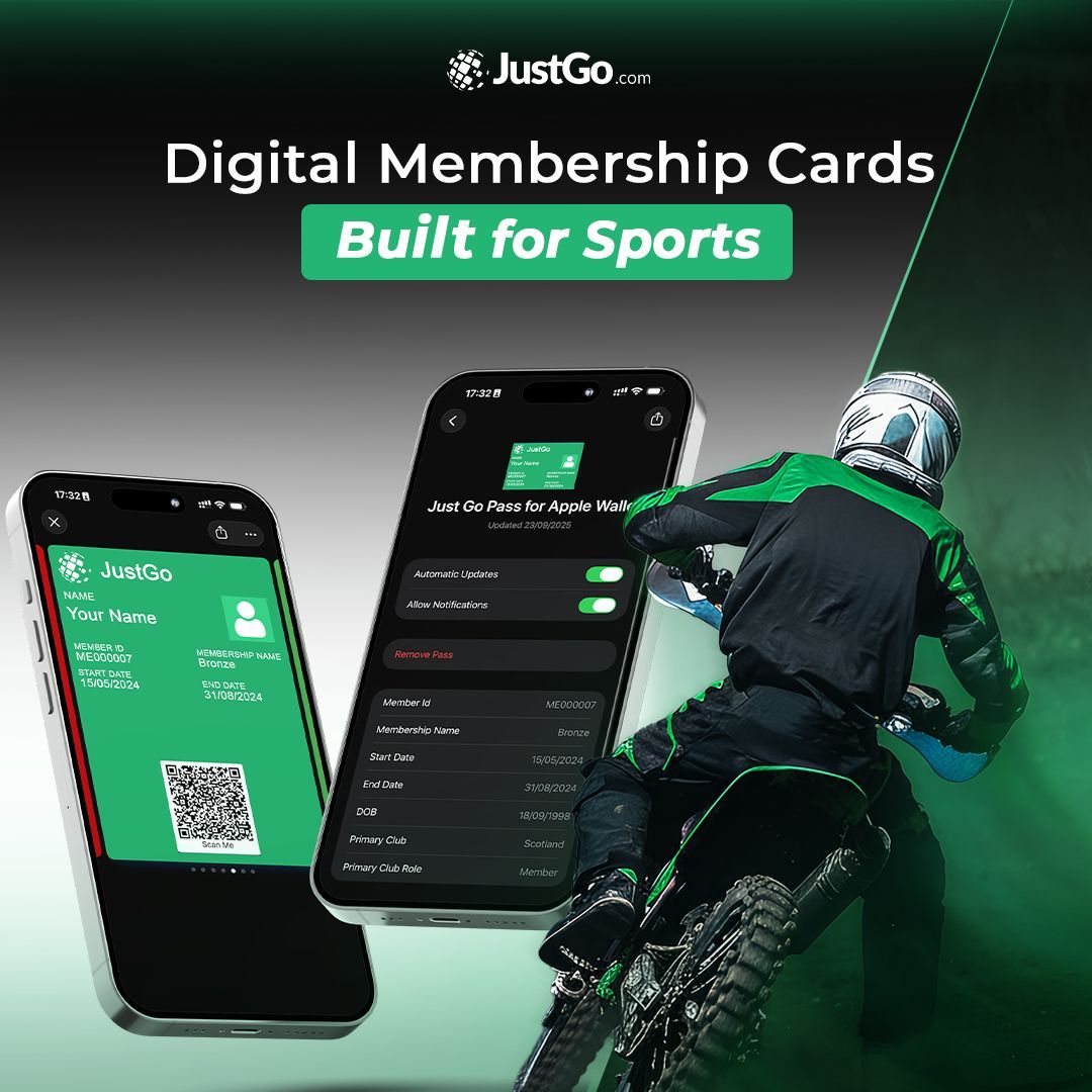 JustGoTechLtd's tweet photo. Deliver a more connected member experience with JustGo’s Digital Wallet. Members can access digital membership cards, qualification passes and e-tickets on mobile, helping your organization improve safeguarding and event delivery. 

See how it works: https://t.co/vylft9LvG9 https://t.co/bN3sAHfD3X