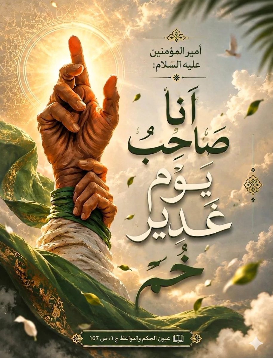 Allamdar110's tweet photo. انا صاحب یوم غدیر خم https://t.co/a4RKbYhybn
