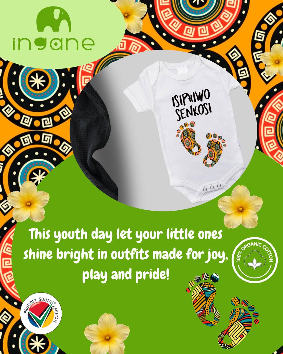 ingane_za's tweet photo. Every footprint tells a story. From the first gentle steps of your little one to the deep heritage that grounds us, iNgane celebrates life’s most precious beginnings.

#ingane #southafricanculture #babyclothing #youthday
#proudlysouthafrican https://t.co/07AKAGTxTC