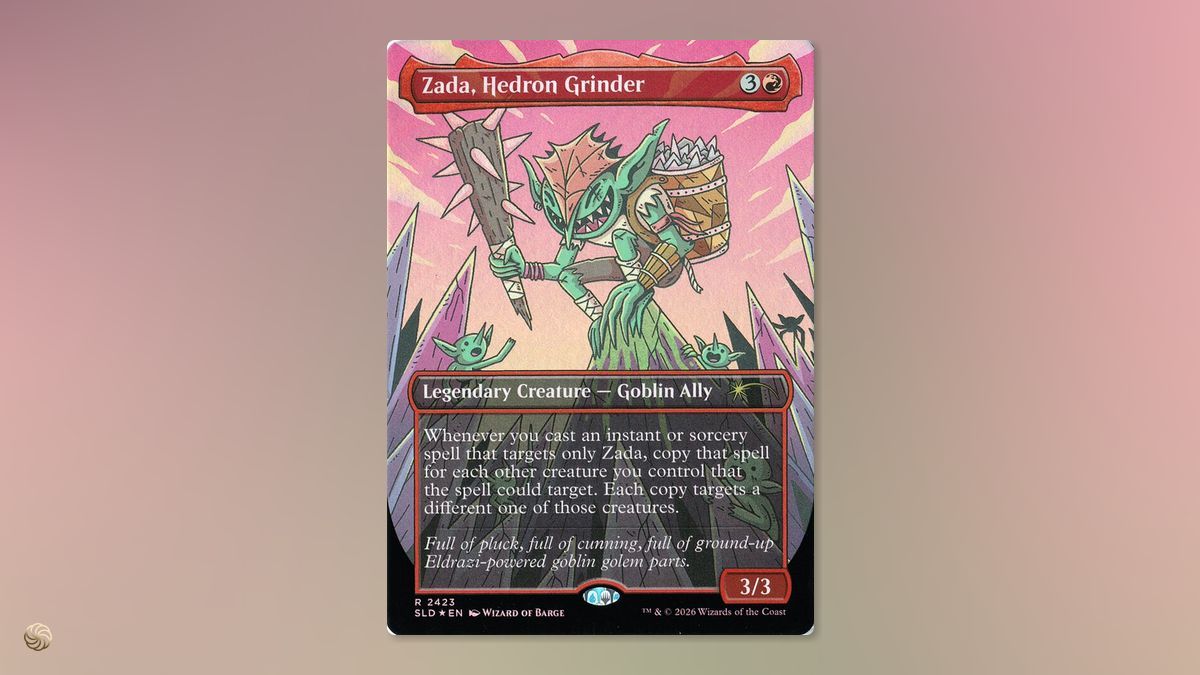 TradeMagic_gg's tweet photo. Zada, Hedron Grinder #2423 was just added to the database from Secret Lair.

View on TradeMagic →  https://t.co/b5VEN8RJ3j https://t.co/YXbJxhmip9