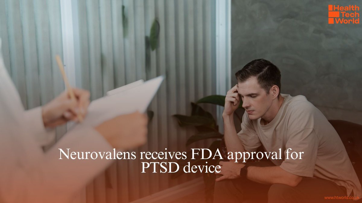 healthtechworld's tweet photo. Neurovalens has received FDA approval for its PTSD device, paving the way for the Northern Irish company to expand sales in the US. 

🔗 Full story: https://t.co/dLYjaAX9Oj 

#HealthTech #Medtech #PTSD #FDA #Neurotech https://t.co/htQITRucSM