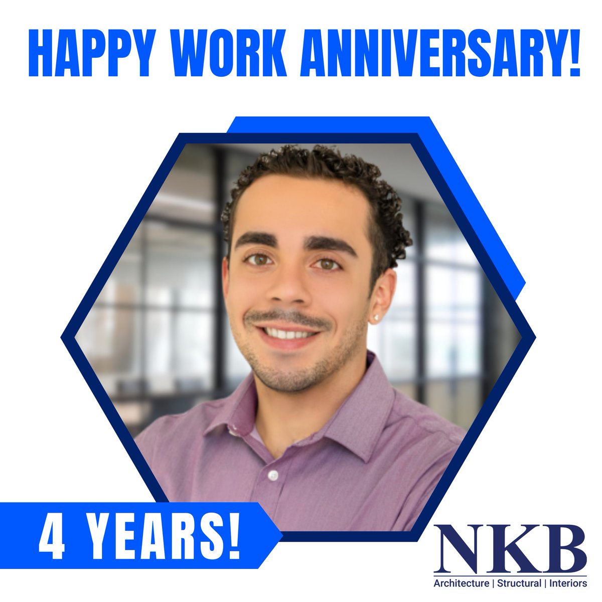 NKBDesign's tweet photo. Michael Marun, we celebrate your anniversary with NKB! You consistently demonstrate exceptional problem‑solving skills, most notably when you resolved a critical coordination issue that threatened both schedule and budget. 
#NKBArchitecture #NKBDesign #NKBTeam https://t.co/badZVcmmpf
