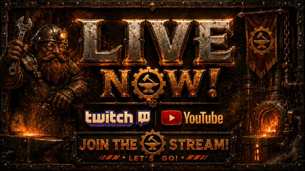 FixxerTv's tweet photo. The forge fires are burning and the Dawi march to war! 

LIVE NOW in Warhammer Online: Return of Reckoning!

⚔️ Join the battle:
Twitch: https://t.co/GHDijF6SX5
YouTube: https://t.co/9YII8SoEkE

#WarhammerOnline #ReturnOfReckoning #Warhammer #MMORPG #TwitchStreamer #FixxerTV https://t.co/nUogQhogJv