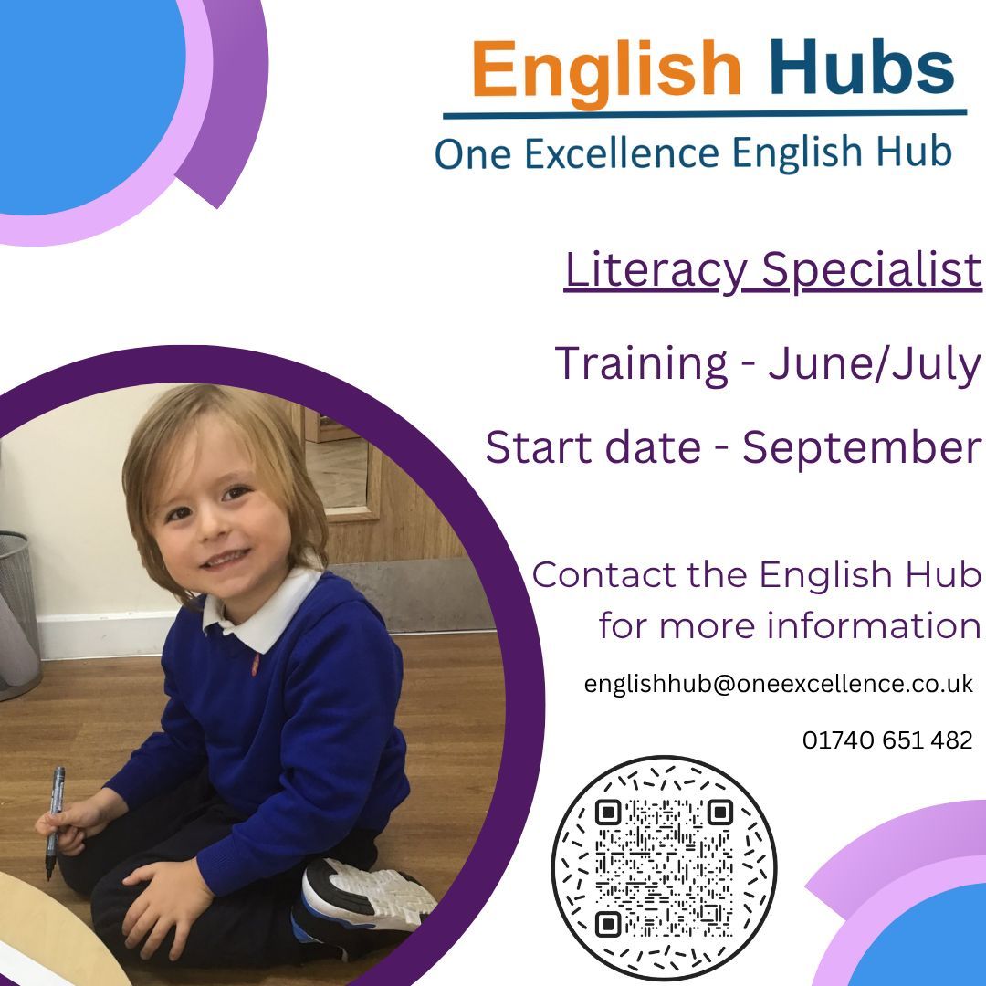OneExcellenceEH's tweet photo. We’re excited to be expanding our work at One Excellence English Hub and are now recruiting Early Language Literacy Specialists to join our team.

Find out more and apply here:
https://t.co/y2K1EpvG0o 

#EnglishHub #EarlyLanguage #Literacy #EducationJobs #Teaching #Durham #CPD https://t.co/06bkqbL2vi