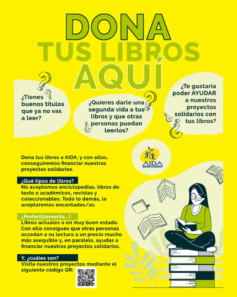 Biblioteca_UNED's tweet photo. Hasta el 5 de junio puedes participar en La Campaña de Libros Solidarios en colaboración con la asociación AIDA. Dejad los libros en la Bib Central, en la Bib de Campus Norte, en Bravo Murillo y en Las Rozas. ¡Muchas gracias!
#diadelibro https://t.co/CJrOS1LVuS
