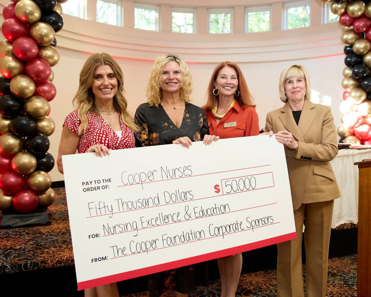 CooperFdn's tweet photo. The 2026 Nursing Excellence Awards were a beautiful celebration of compassion, dedication, and the extraordinary care our nurses provide every day 💙

#TheCooperFoundation #CooperUniversityHealthCare #NursingExcellenceAwards https://t.co/8x0duHn2tS
