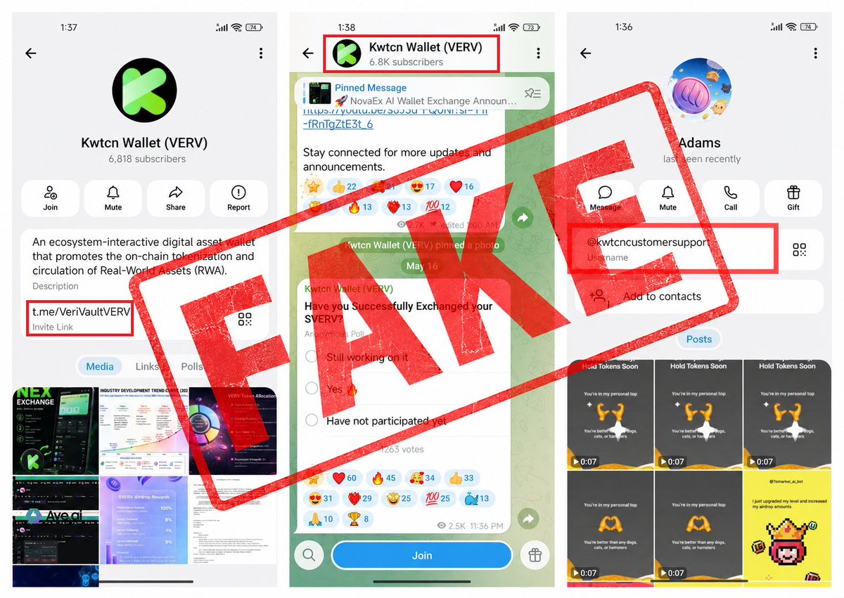 Kwtcn Wallet (VERV) tweet media