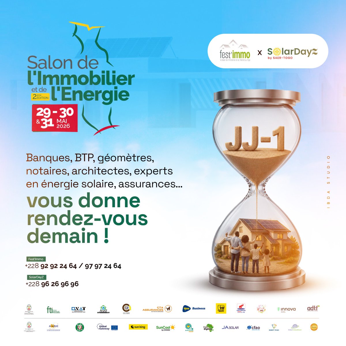 fest_immo's tweet photo. Banques, BTP, géomètres, notaires, architectes, experts en énergie solaire, assurances…
Tout l’écosystème de l’immobilier et de l’énergie vous donne rendez-vous demain.
Construire, acheter, sécuriser, aménager, alimenter…
Toutes les solutions sont au même endroit. https://t.co/VopNvfiJvx