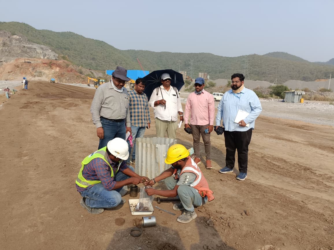 csmrsdelhi's tweet photo. CSMRS team visited the Polavaram Irrigation Project, Andhra Pradesh for Quality Assurance works in GAP-I of the Main ECRF Dam on 27th May, 2026 and conducted the in-situ tests on clay core of Main ECRF Dam.
#PolavaramIrrigationProject 
#AndhraPradesh 
#JalShakti 
#CSMRS 
#15CrHarGharJal