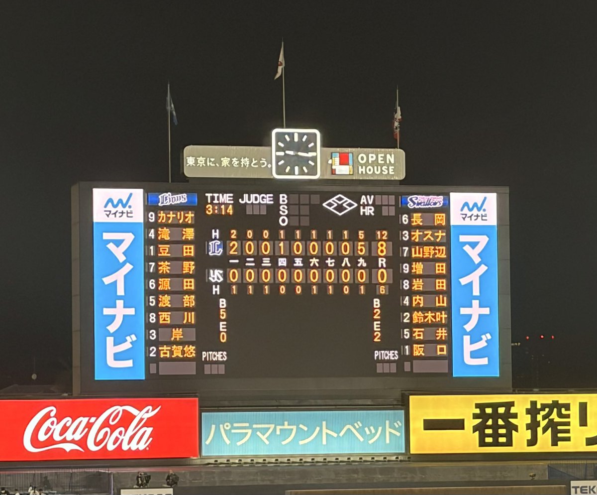 kishiryubi99's tweet photo. 完封まけほーーーー😭
しかし0-8負けをよく観るなー、、、 https://t.co/vny4VdFxM1