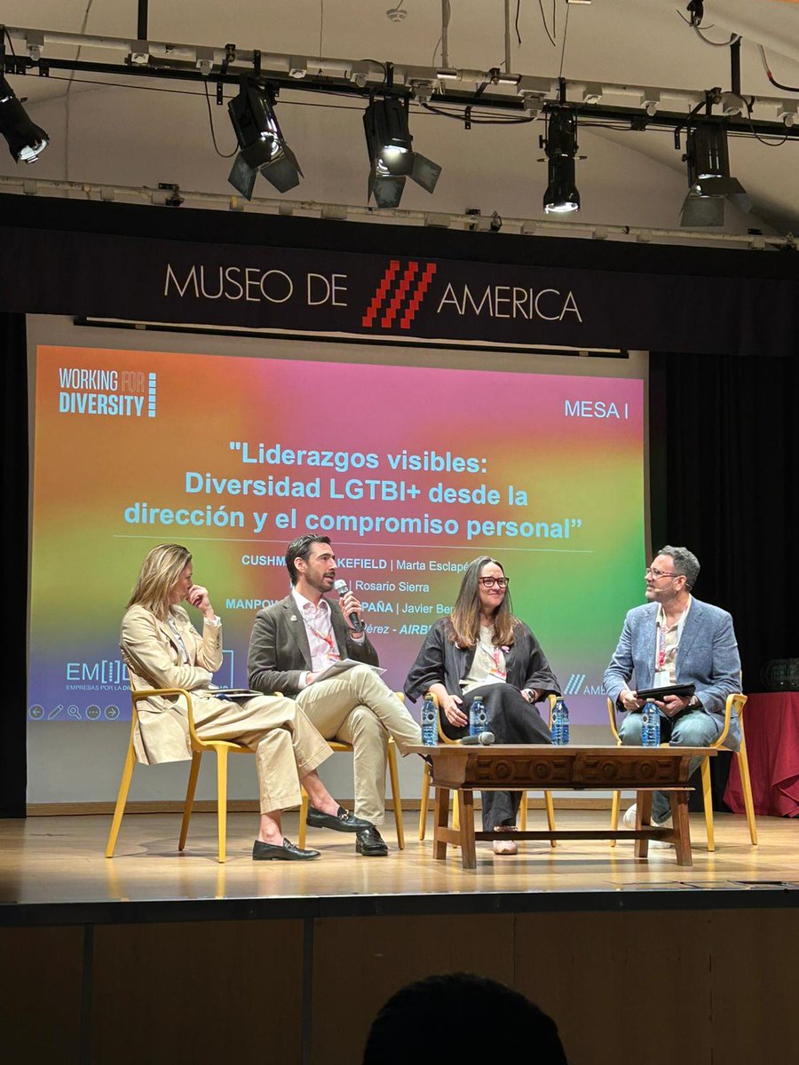 ManpowerGroupES's tweet photo. Hemos acompañado a la @FELGTBI en su evento Working For Diversity. En la mesa “Liderazgos visibles”, nuestro compañero Javier Benavides destacó que la diversidad no son solo valores, es una ventaja competitiva. https://t.co/MCMlUyqDsm