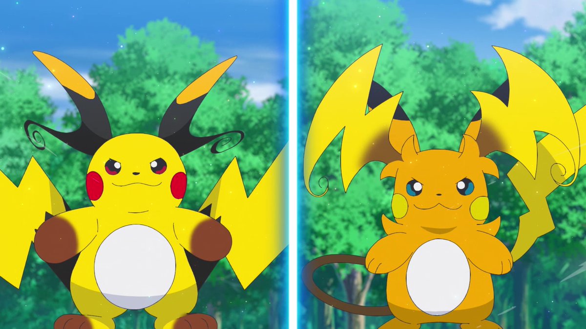 anipoke_PR's tweet photo. △#アニポケ ハイライト▽

偽ライジングボルテッカーズの正体は
ライジングボルテッカーズの大ファンだという4人家族！

バトルでは、#ライチュウ、#ピカチュウ、#ピチュー で
鍛え上げられた連携プレーを見せます⚡

さらにライチュウのメガシンカも！
本物のリコたちは勝利できるのでしょうか!? https://t.co/wXmBOe5NWE