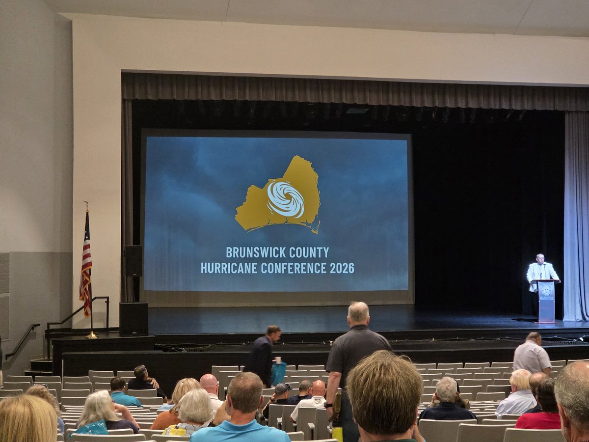 TimHollomanLCF1's tweet photo. Brunswick County Hurricane Conference 2026 https://t.co/qiwjNubxeb