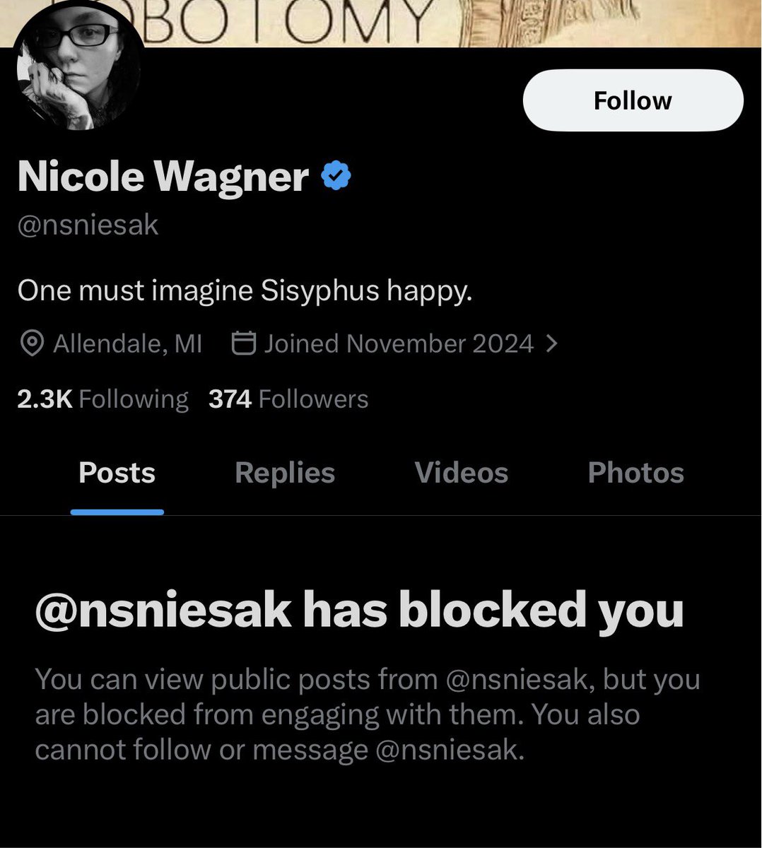colt_again's tweet photo. @nsniesak @jortnitefonsey You’re the bot who blocks anyone who shows you how retarded you are 😂

Whoops now everyone sees that you’re a cowardly bitch https://t.co/iigKPtTAOv