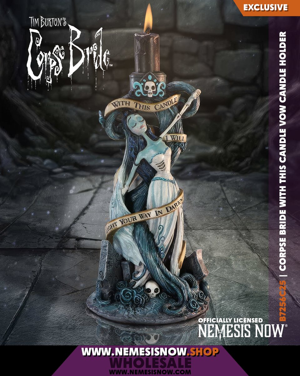 NemesisNow's tweet photo. Forever yours… on display or in use? 💙
Explore the Corpse Bride collection at https://t.co/DEa8lsYEvc
 — which piece would you choose first?

#CorpseBride https://t.co/TSGtmeGwCd
