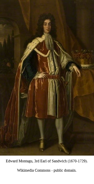 SueCooperBridge's tweet photo. #HistoryNotes📜🌊⚰️
#OTD 1672 d. #EdwardMontagu #1stEarlofSandwich during the #BattleofSolebay commanding the #RoyalJames. His son, 2nd earl was once suitor to #ElizabethMalet who married Earl Rochester. Ironically Edward's son, 3rd earl married Elizabeth's daughter, Lady Wilmot! https://t.co/I96hrblfbD