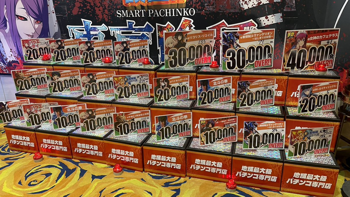 ≪🚀SPACE444🚀≫ 🔥5月28日：出玉発表～🔥 ▢東京喰種➡5万発Over