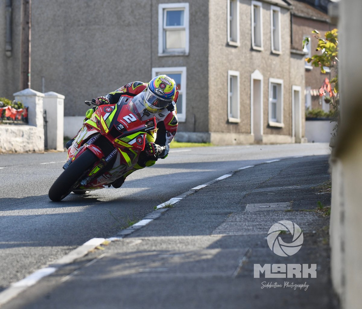 sideyuk's tweet photo. Nathan Harrison exiting Ballaugh on the Stocker Wednesday evening practice TT 2026. @nathanharr15on @Lockk999 @ttracesofficial @RoadRacingEmp @StevieRRN https://t.co/LuXxIi576S