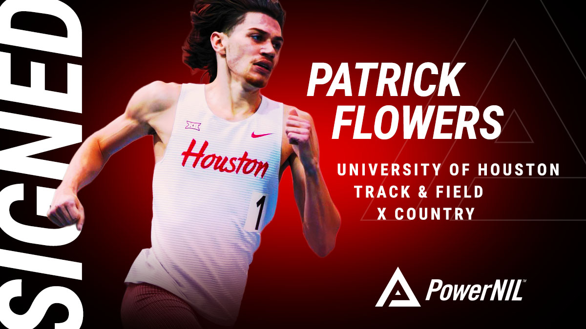 PowerNIL_'s tweet photo. We are excited to welcome the newest athlete to the PowerNIL family, Patrick Flowers!

Patrick is a Track and Field distance athlete at the University of Houston. In addition to earning Academic All-Big 12 honors in both the Spring and Fall of 2025, Patrick was also a Regional Qualifier in the 3,000m Steeplechase.

This is your chance to collaborate with a rising star. Don’t miss it. Follow the link below to schedule a meeting!

https://t.co/XugfDcitc1

#PowerNIL #TrackAndField #CollegeAthlete #NIL #StudentAthlete #DistanceRunner #Steeplechase #UniversityOfHouston #Big12 #TrackNation