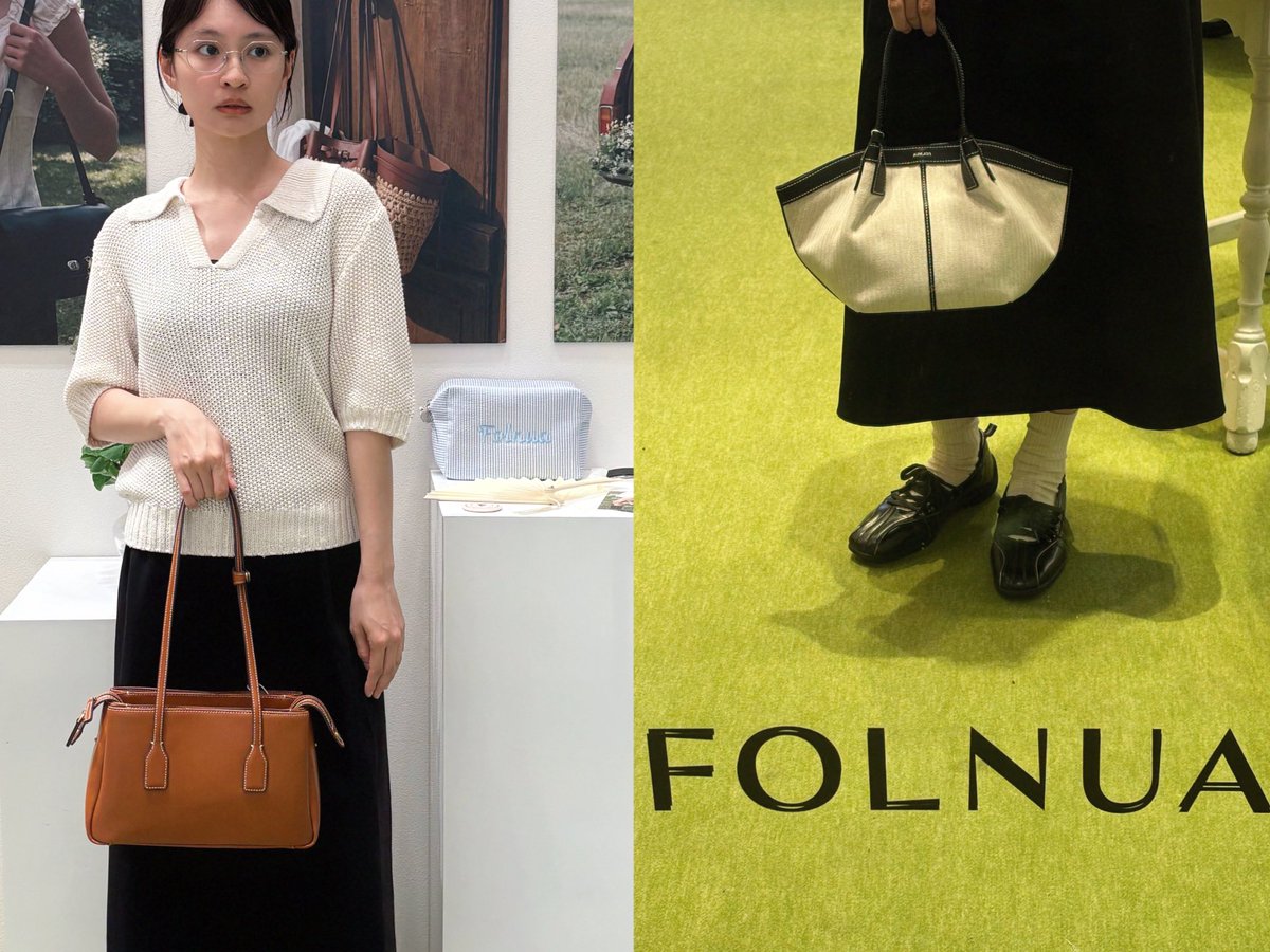 fuuka_nw's tweet photo. 🐎🔦
@folnua_jp の pop-up 🥄🍑
大丸東京1Fで〜6/2までイベント中なので
ぜひチェックを ✔︎🍋🟩
@folnua_official #folnua
#folnuapopup #pr https://t.co/L1BZKnbl8V
