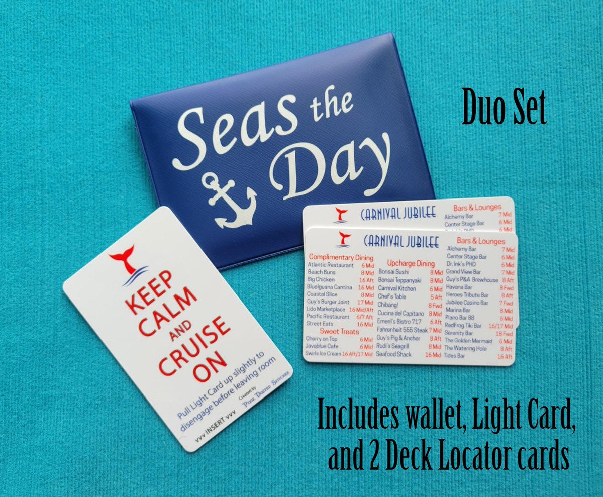 PixieDustedFun's tweet photo. Embark on a seamless adventure with our Carnival Cruise Gift Set! Get the Light Card® and Deck Locator® for just $8.40 and never lose your way at sea!

Shop Now https://t.co/ujwqKzqrKq https://t.co/jf2JbY3asv