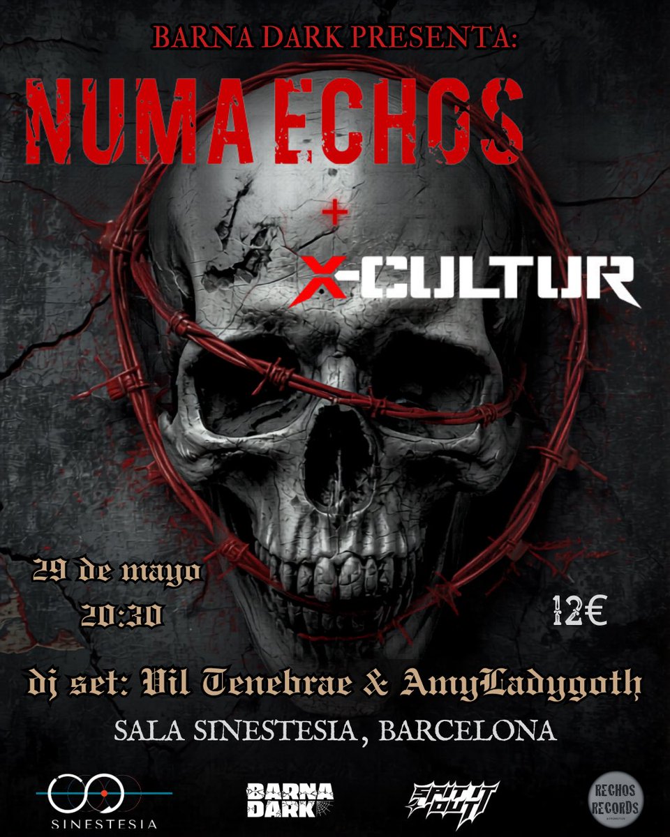 numaechos's tweet photo. NEXT GIG
29.05.26 Numa Echos Descending Tour @ Sinestesia - Barcelona  ES https://t.co/r0d2lR06Mo