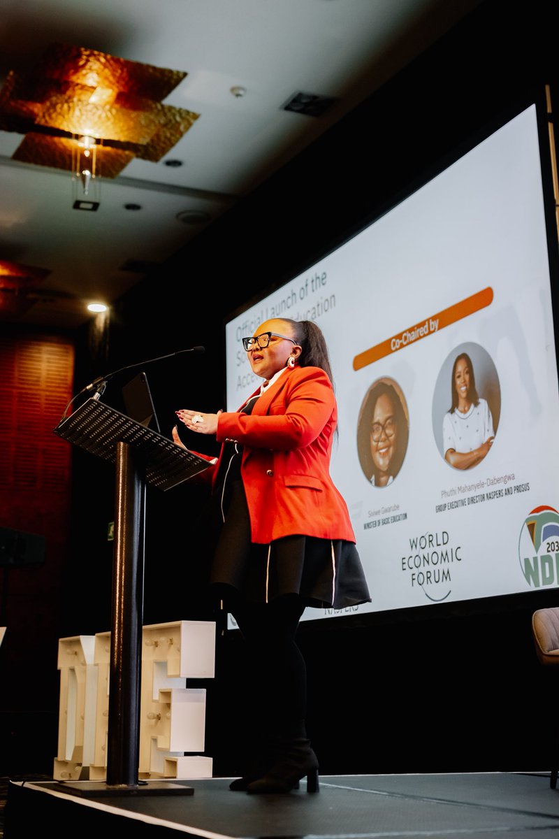 DBE_SA's tweet photo. “The future does not begin when a person enters the labour market. The future begins when a child learns to read, learns to reason, and learns to dream.”

Minister of Basic Education Siviwe Gwarube today addressed the official launch of the South African Education Accelerator, delivering a compelling call to action for government, business, philanthropy and civil society to unite around the foundational years of learning.

The Minister reminded those gathered that Africa stands at the edge of a profound demographic transition, and that the engineers, scientists, nurses, teachers and innovators of tomorrow are sitting in African classrooms today. She was unequivocal that foundational literacy and numeracy are not one priority among many ; they are the priority that makes every other priority possible. 

From AI and coding to green energy and entrepreneurship, she argued that all future skills rest on whether a child can read for meaning, reason with numbers, and believe in their own capacity to learn.

Through the Accelerator, Minister Gwarube outlined two connected streams of work; building the evidence base for strong foundational numeracy, and strengthening focus schools as credible, dignified pathways into the economy; emphasising that multiple learning pathways do not lower expectations, but rather open more doors.

“The child cannot wait. Together, we will build strong foundations for strong futures.” - Minister Gwarube 

#SouthAfricanEducationAccelerator #FoundationLearning #StrongFoundationsStrongFutures #GovZAUpdates #EducationZA