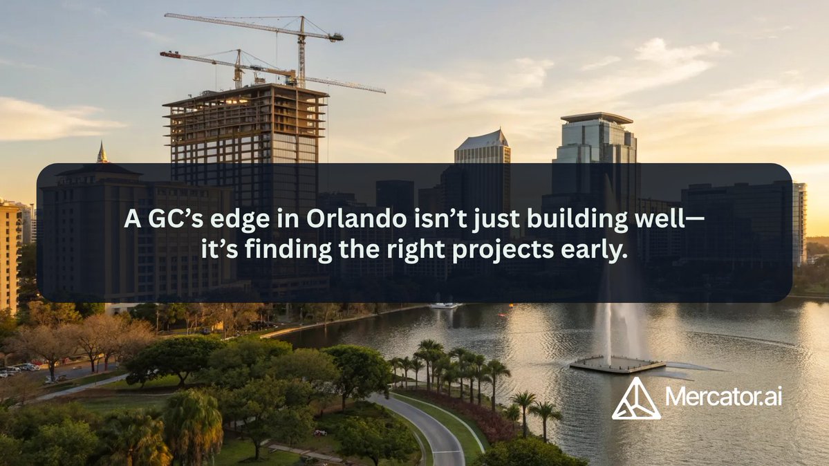 MercatorAI's tweet photo. The article breaks down why Orlando has so much activity across hospitality, mixed-use, retail, entertainment, and public spaces. But winning starts before those projects become obvious.

Read the full article to learn more.
https://t.co/NYu0HLQRKK https://t.co/cz74PtR5ld