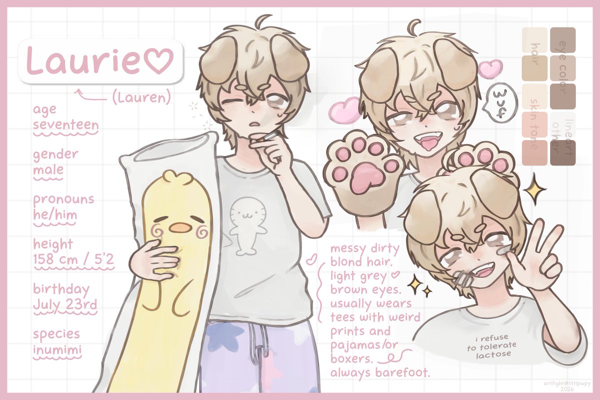 littlpwpy's tweet photo. Getting ready for artfight 2026! (*꒦ິ꒳꒦ີ)
https://t.co/SXrGh6hUOU https://t.co/bonf0SLTas