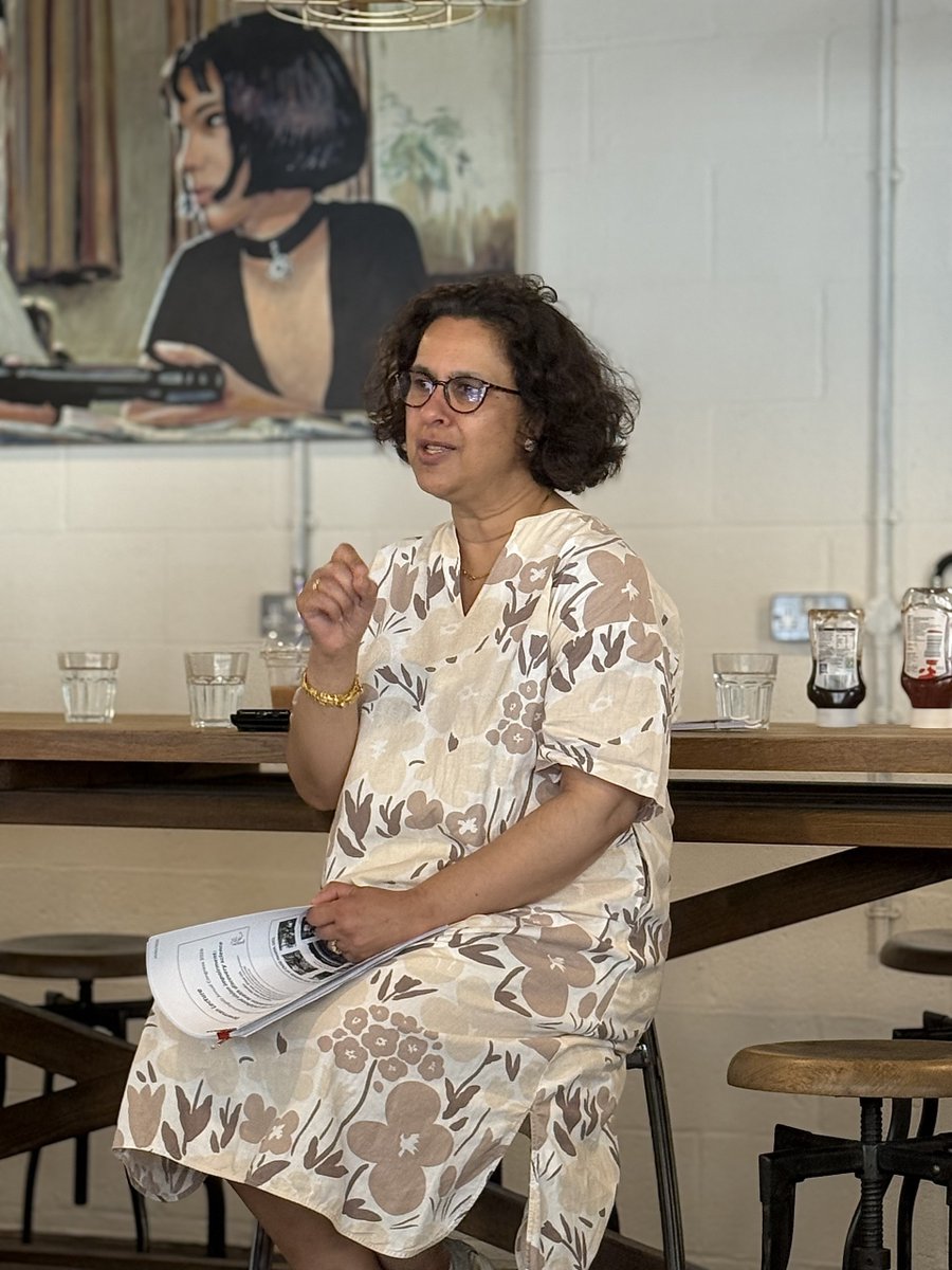 MoorfieldsBRC's tweet photo. At yesterday's Coffee Hour @Rahi_Eye_Vision  gave an engaging talk sharing her insights on childhood vision impairment.

Prof Rahi shared the important message that listening to children’s lived experiences is essential for improving care and outcomes. https://t.co/IcA42Nl0Jr
