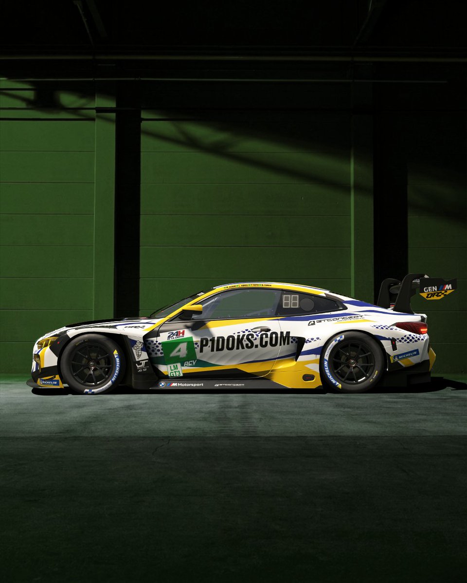 DeltaRacingbr's tweet photo. Introducing our La Sarthe 24 livery🚨

Inspired by the iconic BMW 320i Art Car, our BMW M4 GT3 EVO arrives carrying a design that blends heritage, creativity, and endurance racing spirit. 🎨

reimagined for a new challenge. 💙💚💛

See you at La Sarthe. 

#WeAreDelta #LaSarthe24 https://t.co/7528jEG7j8