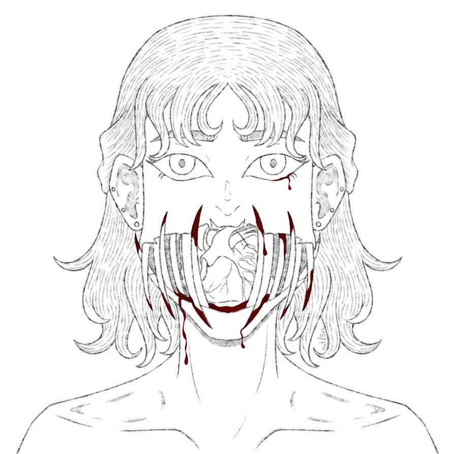 notf5ve's tweet photo. consumption as the greatest form of love #digitalart #horror #conceptart https://t.co/iALKbSbQnR