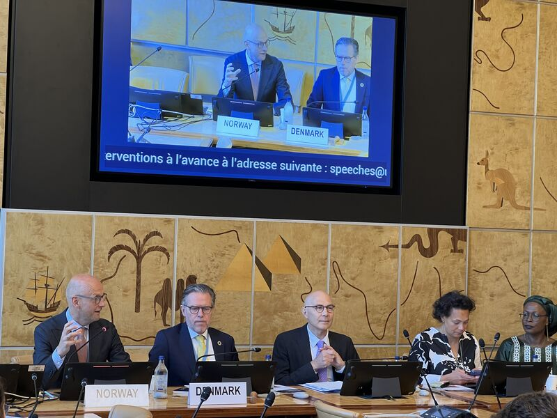 NorwayInGeneva's tweet photo. 🌐The 2026 MOPAN assessment of the Office of the High Commissioner for Human Rights (OHCHR) launched today. 

Norway is pleased to have served as Institutional Lead, together with Denmark, for the process.

🔗Read the full assessment here: https://t.co/eA47mVHZ3c https://t.co/MTdAFM77Pl