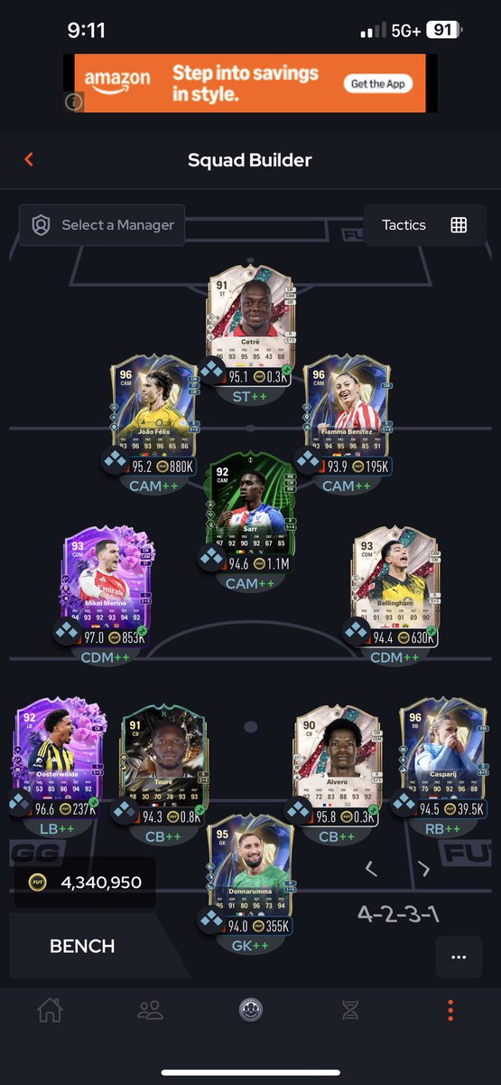 OnlyFawx's tweet photo. @WastefulBlimp I been wanting to try this formation with this squad! You got the tactics 👀 https://t.co/c62mOl02Iu