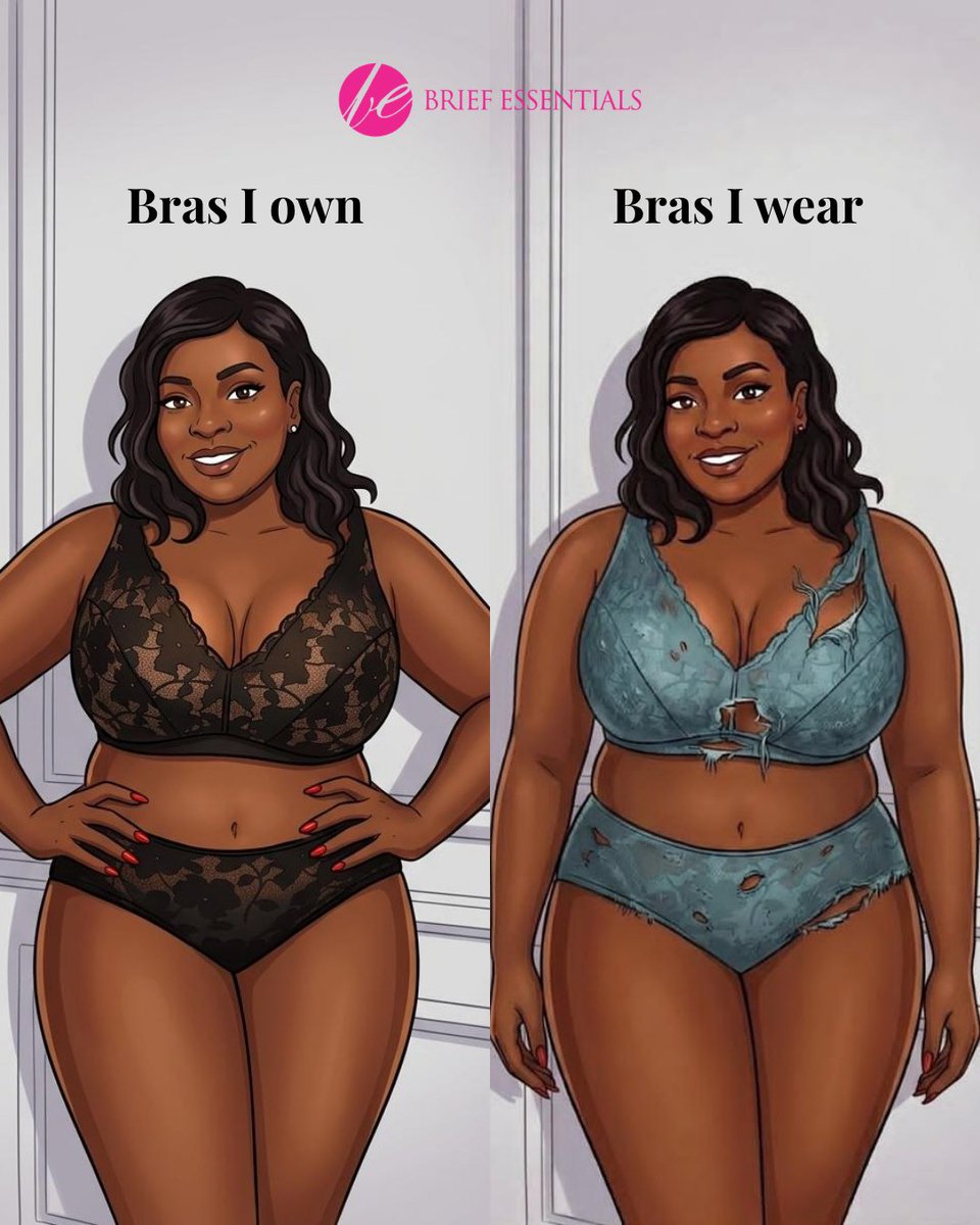 briefessentials's tweet photo. If this is you, we see you 😄😄

Which is harder: retiring your favourite old bra or getting a new one?

Gentle reminder: it’s finally time to let go of bras that are no longer serving you 🤍

Shop now at https://t.co/rJAqIT16uy
#briefessentials #relatable https://t.co/aSPP7Jx7yr
