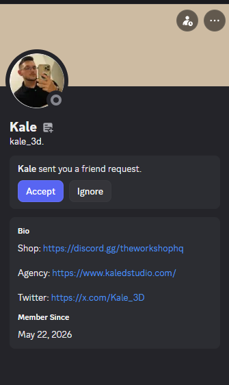 Kale_3D's tweet photo. 🚨FAKE ACCOUNT🚨

Fake account, I don't have dot at the end so if somebody is dming you about something stupid it isn't me
